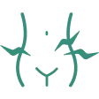 腹部を押さえる人物のイラスト